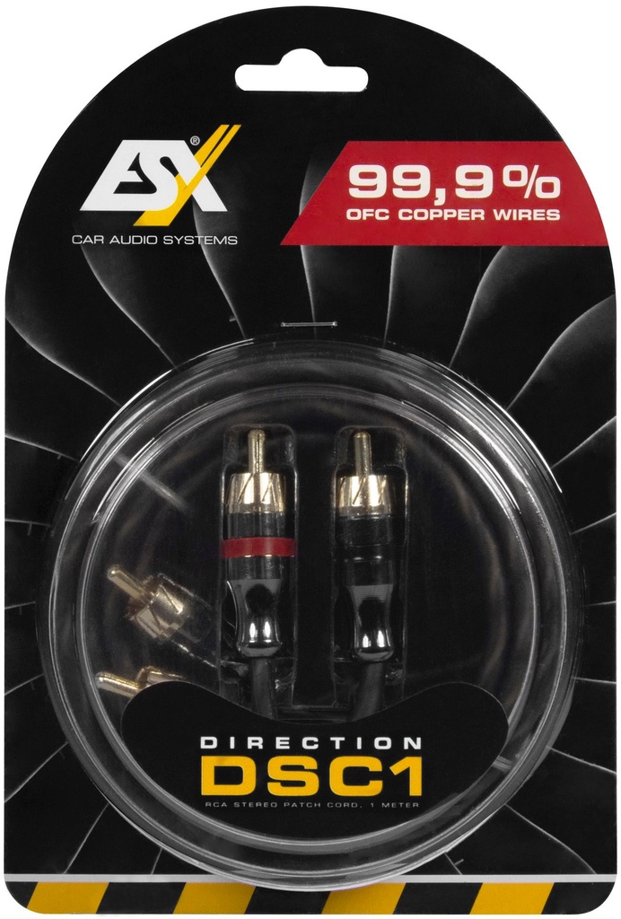 ESX DIRECTION Cinchkabel 1 m DSC1-1