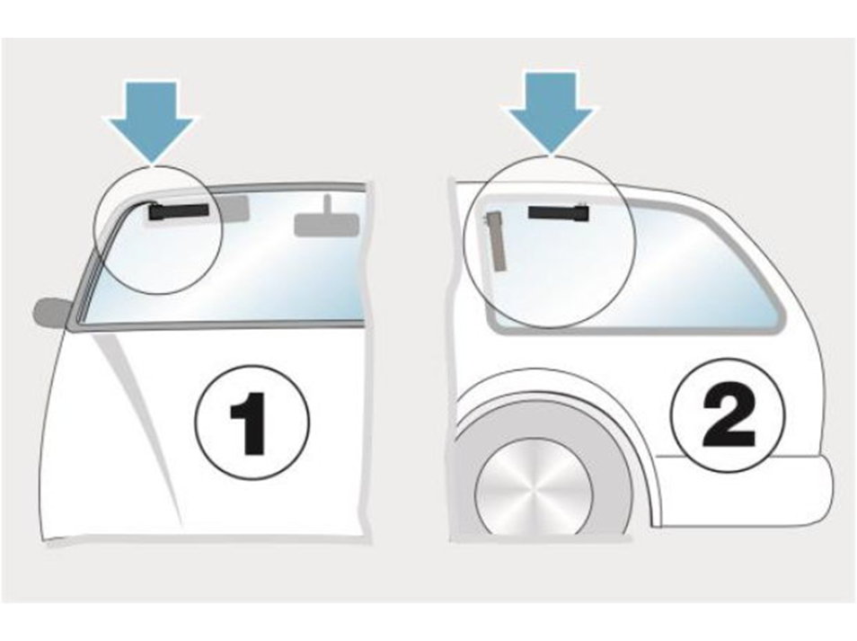 Glasklebeantenne AM/FM, DAB+ (B III)-1