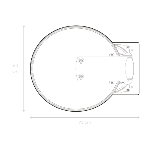 Caratec Sat-Antenne CASAT850DT (85cm)2