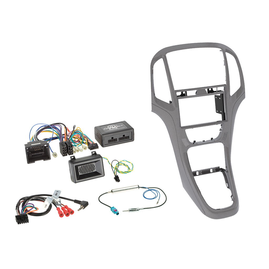 2-DIN Kit Opel Astra J 2009-2016 LFB titan grau 621230-23-1