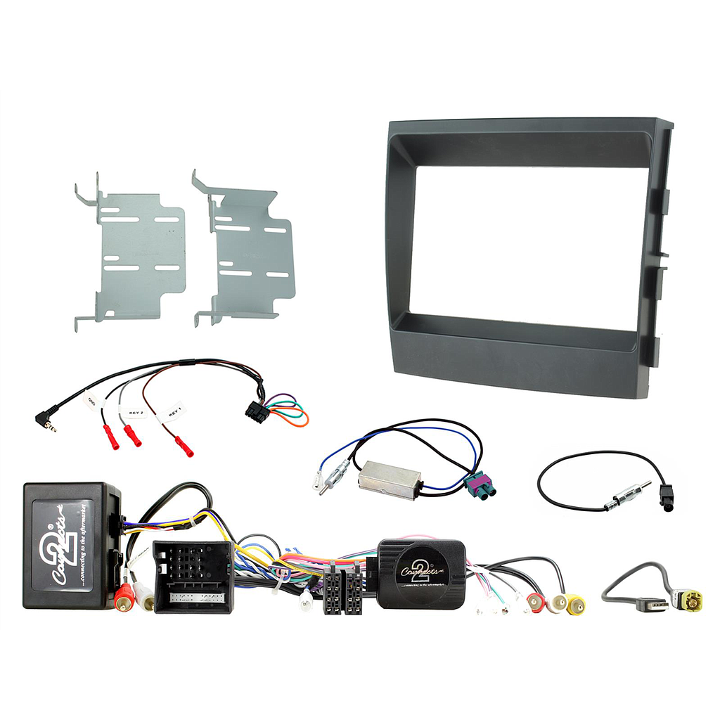 2-DIN Kit Porsche Panamera 2009-2016 LFB/Amp MOST schwarz 621323-08-3