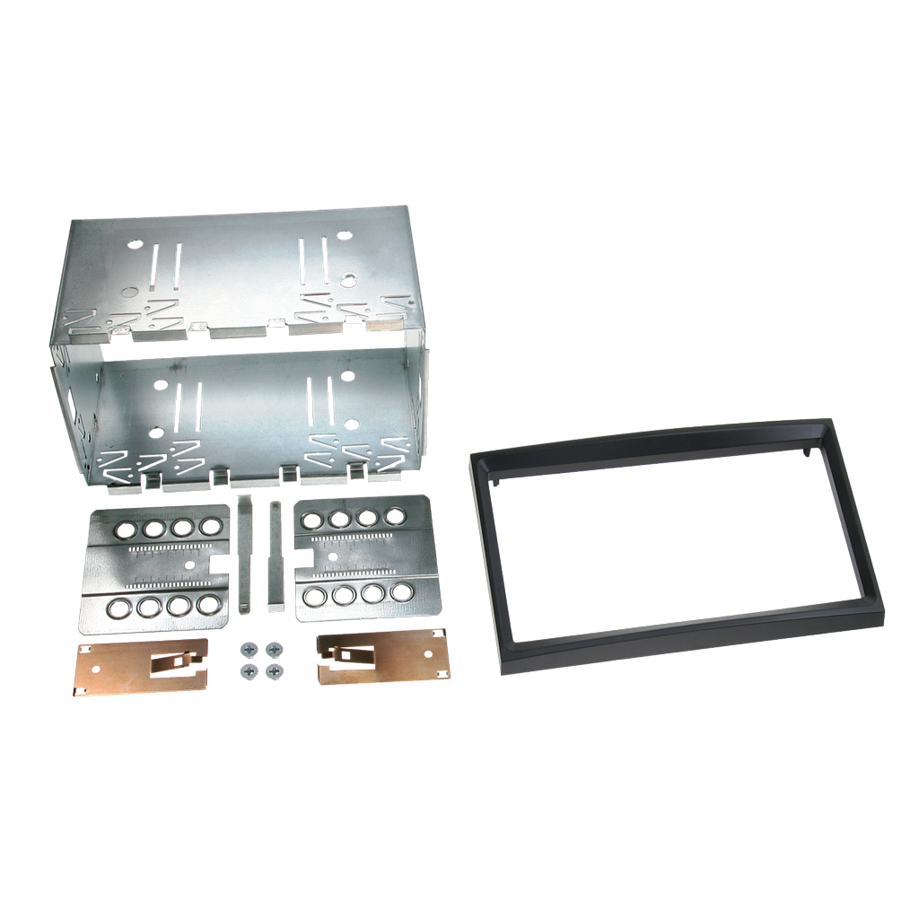 2-DIN Radioblende Citroen/Fiat/Peugeot/Toyota schwarz