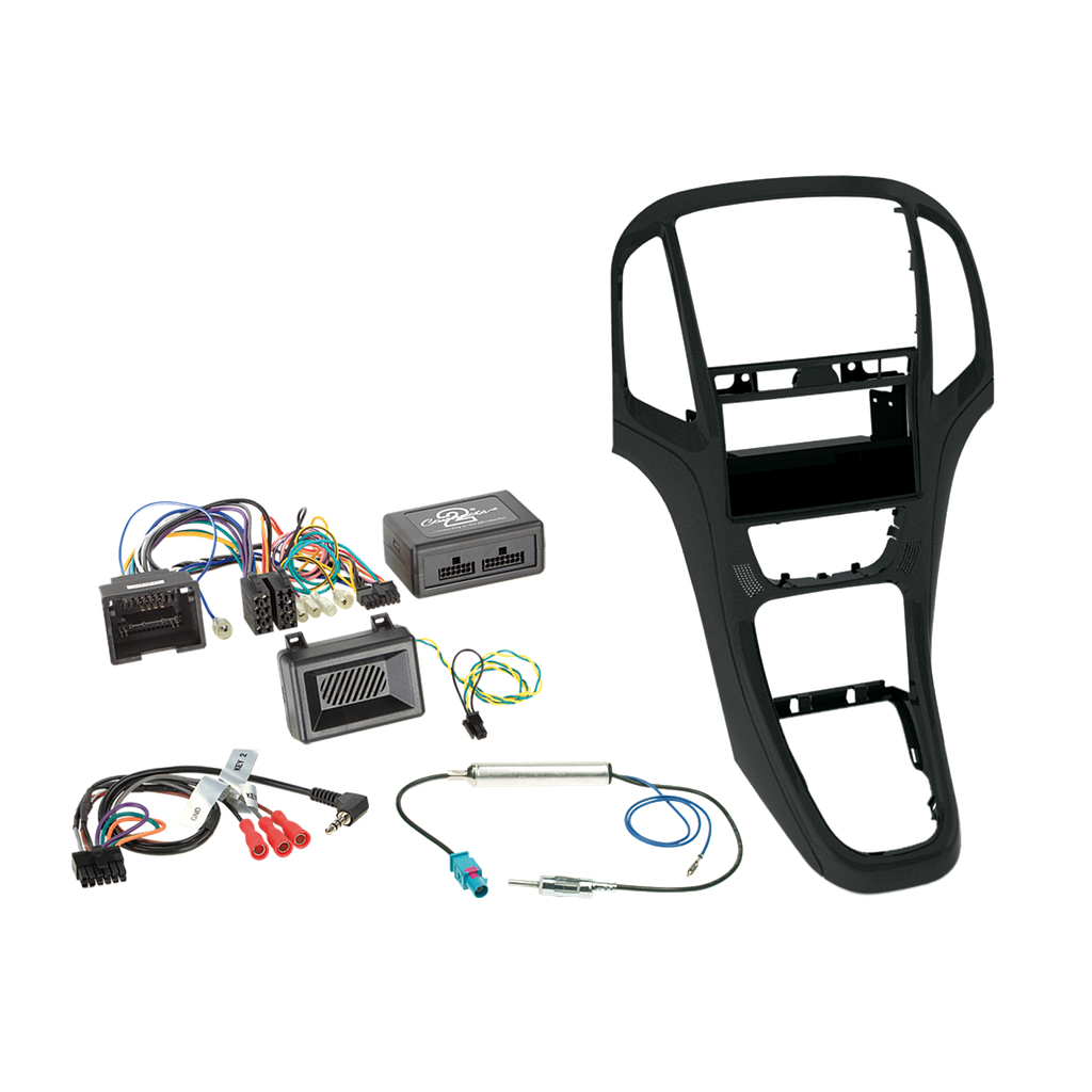 1/2 DIN Opel Kit Astra J 2009-2016 LFB perl schwarz 611230-23-2