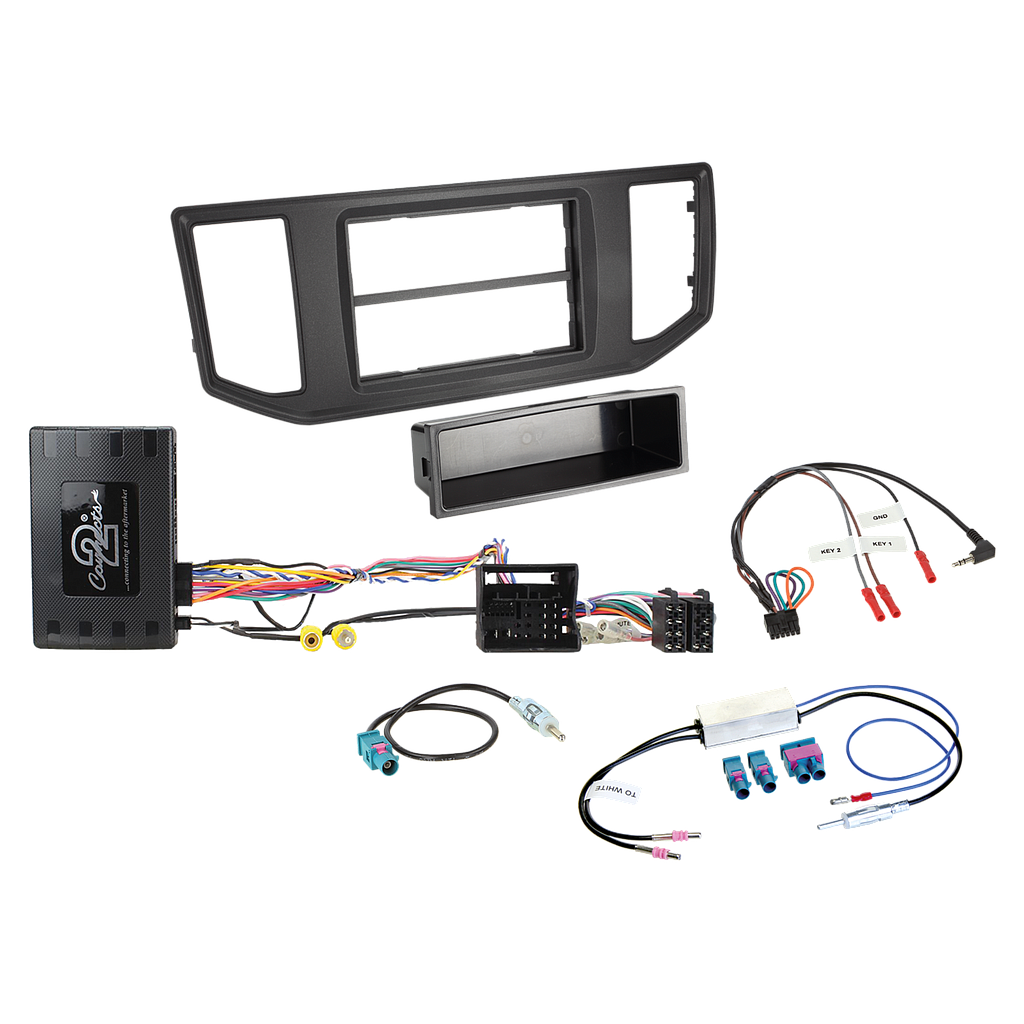 1/2-DIN Kit MAN TGE/VW Crafter/Grand California Infodapter 621320-26-1