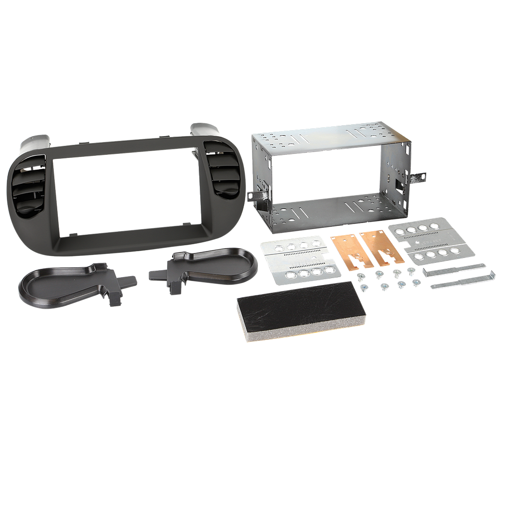 2-DIN RB Fiat 500 / 500C > schwarz 381094-33-3