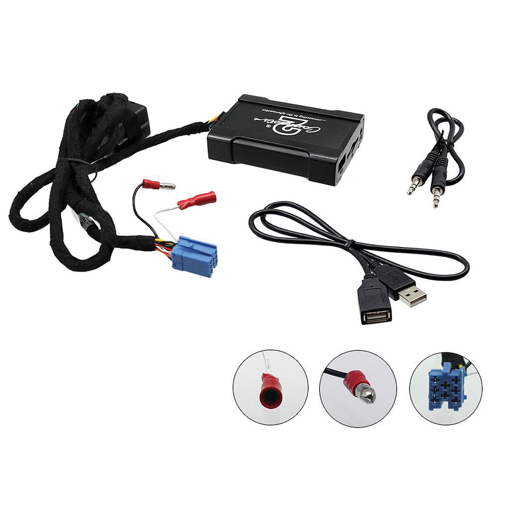 USB/AUX/SD Interface VW verschiedene Fahrzeuge Mini ISO 44uvgs003