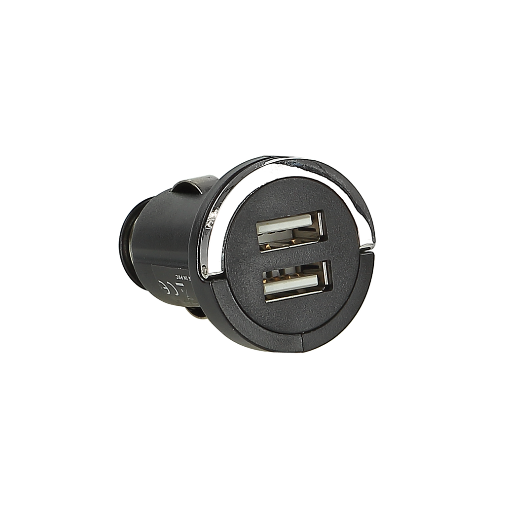USB Ladeadapter 12V/24V USB-A 5V 2,1A/2x5V 1A 349050-02