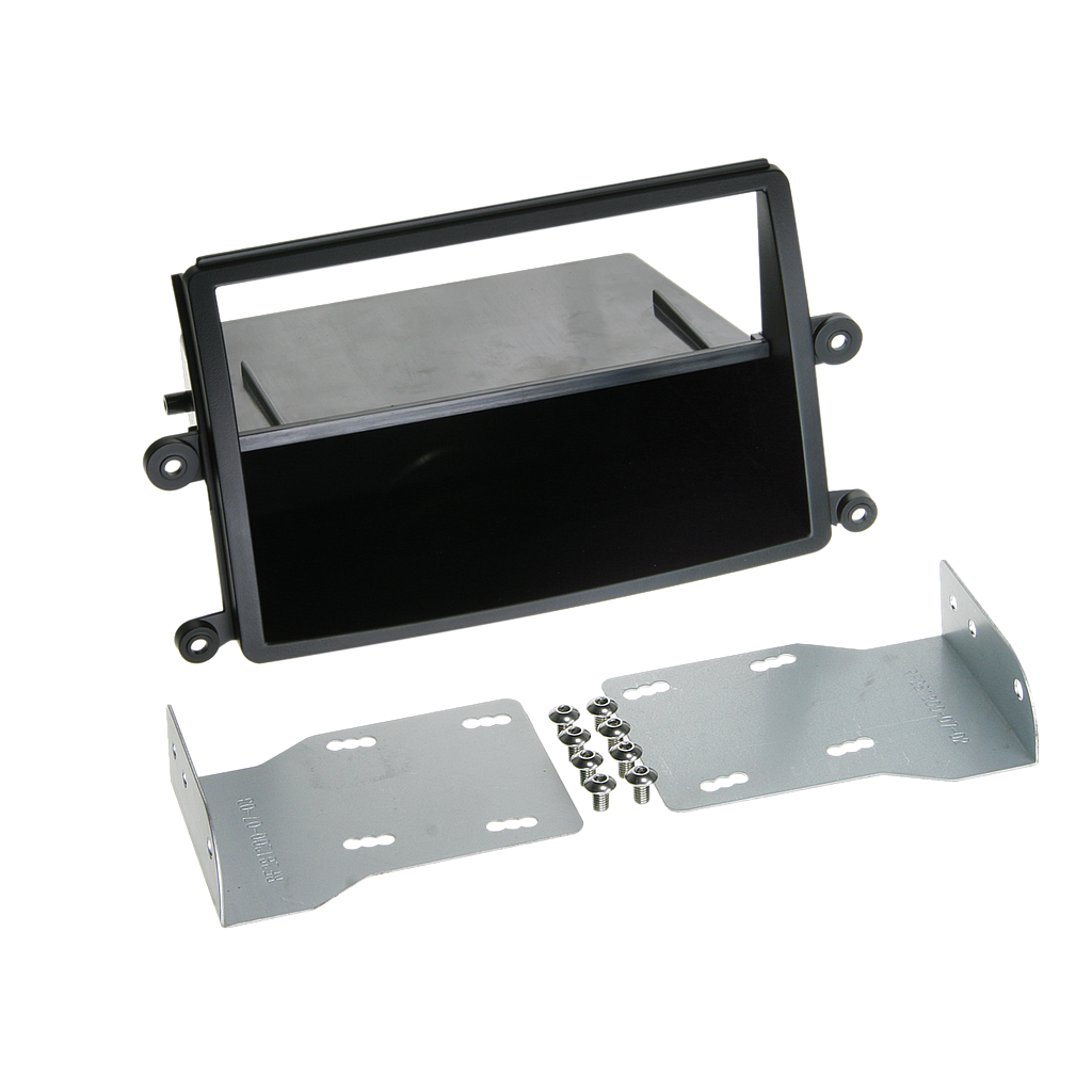 2-DIN RB mit Fach Mitsubishi L200 2006 &gt; schwarz 281200-07