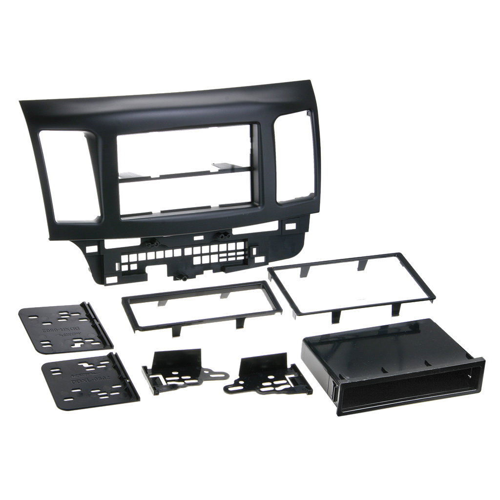 2-DIN RB mit Fach Mitsubishi Lancer 2007 &gt; schwarz 381200-06