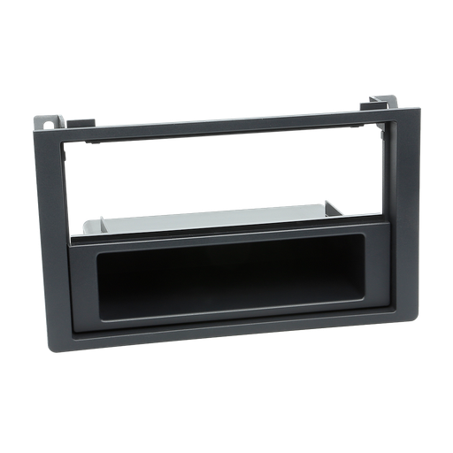 [ACV 281270-01] 2-ISO RB mit Fach Saab 9.3 2006-2014 schwarz 281270-01