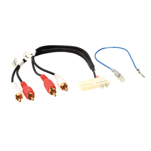 [acv13-1335-04] Aktivsystemadapter Audi 4 Kanal Mini ISO>ISO