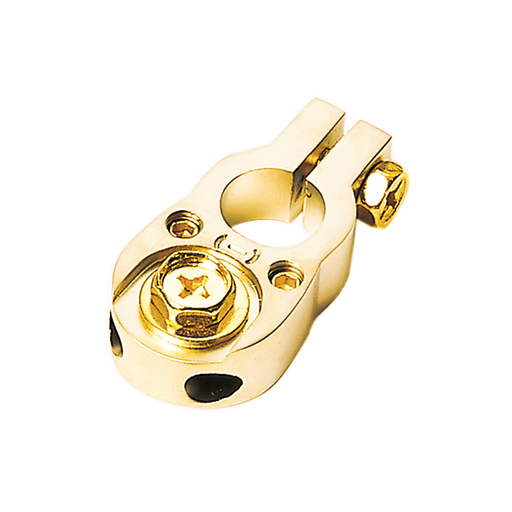 [ACV 30.4000-03] Batterieklemme Minuspol (gold)  2 x 10 mm² 30.4000-03