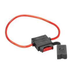 [2100000034741] Sicherungshalter ATC 10A Sicherung / 30cm Kabel 1,5mm² rot 30.3803-01