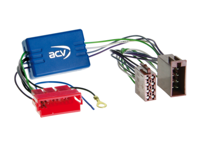 [acv13-1338-02] Teil/ Aktivsystemadapter Audi 2/4 Kanal Mini ISO>ISO