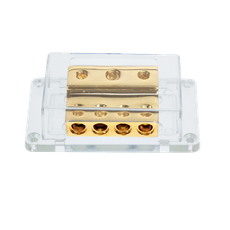 [2100000029556] Verteilerblock (gold) 1 x 50 mm² + 2 x 20 mm² / 4 x 20 mm² 30.3601-05