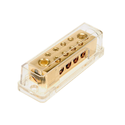 [2100000029495] Verteilerblock (gold) 2 x 50 mm²  / 8 x 10 mm² 30.3601-02